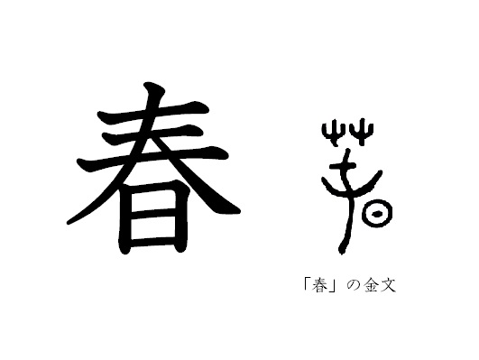 漢字コラム２８「春」蓄えた力を放出する