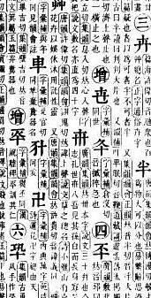 『康煕字典』に記載された「卍」