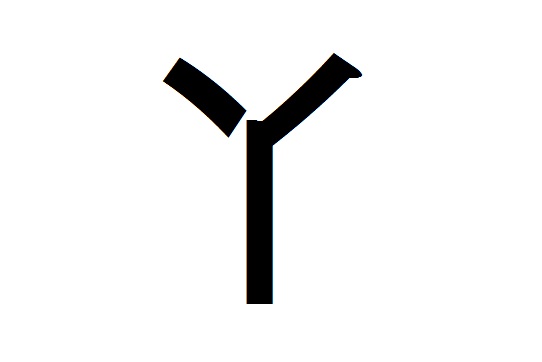アルファベットの“Ｙ”に見えるこの文字は何者？