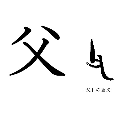 漢字コラム６「父」 権力の象徴？年配の男性？