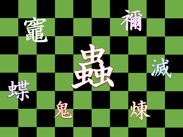 新聞漢字あれこれ64 「蟲」 鬼滅効果でアクセス増?