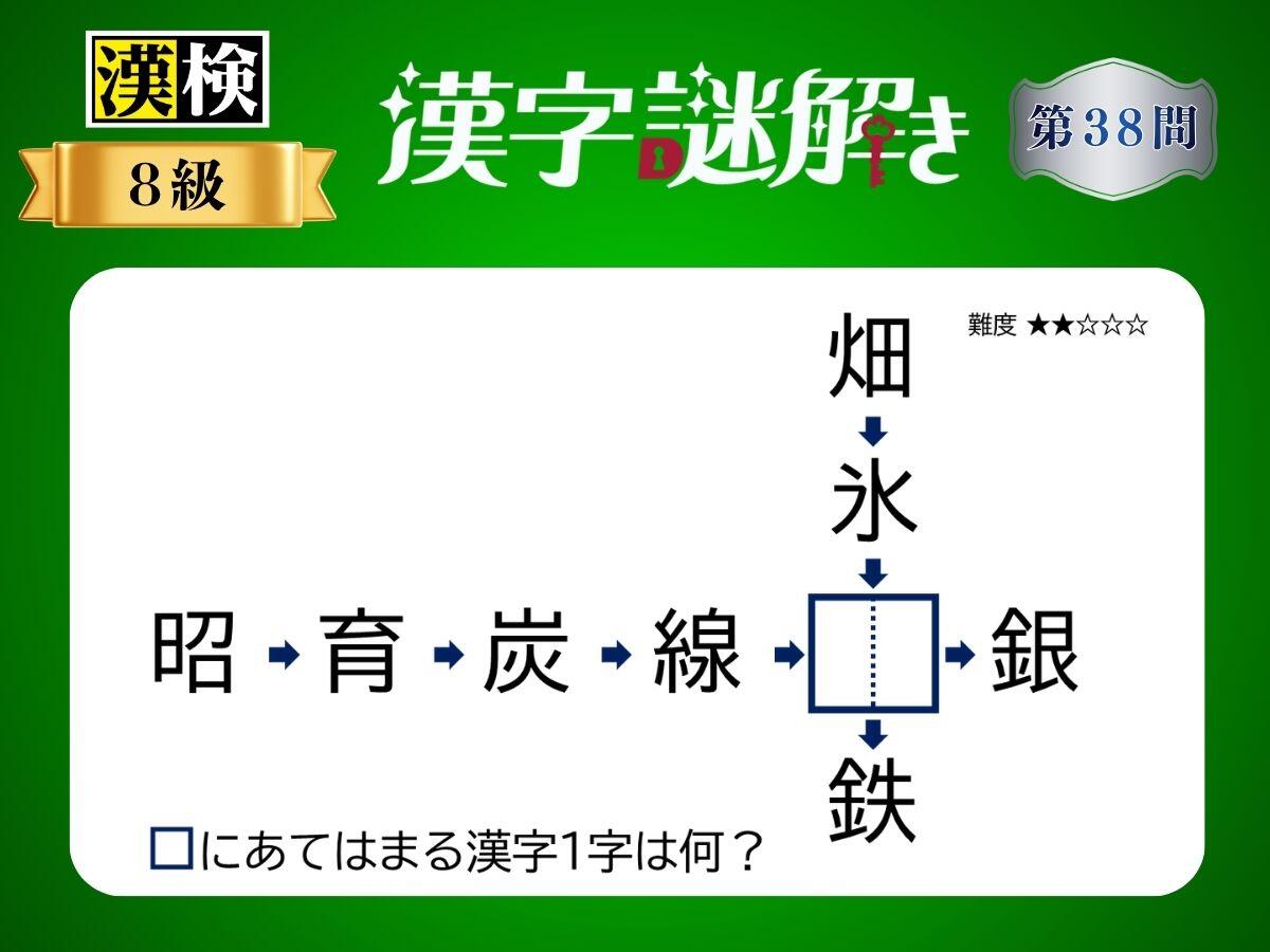 漢字×謎解き～常用漢字編～　第38問
